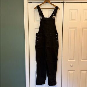 J. Crew Black Denim Overalls